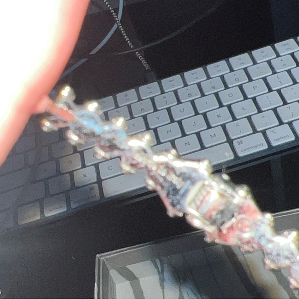 Alexander McQueen Silver Skull Bracelet - Picture 7 of 9
